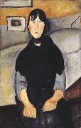 Amedeo Modigliani Young Woman of the People (mk39) France oil painting artist